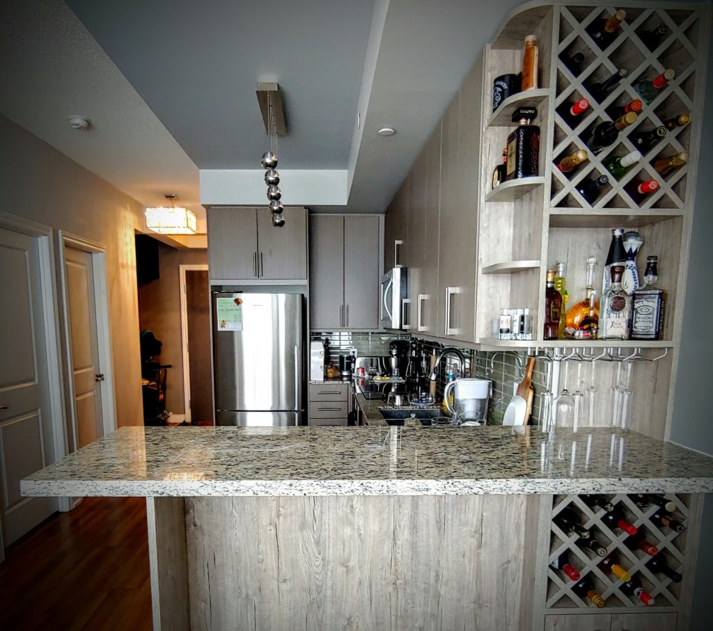 luxury condo apartment with custom kitchen design - luxury kitchen design