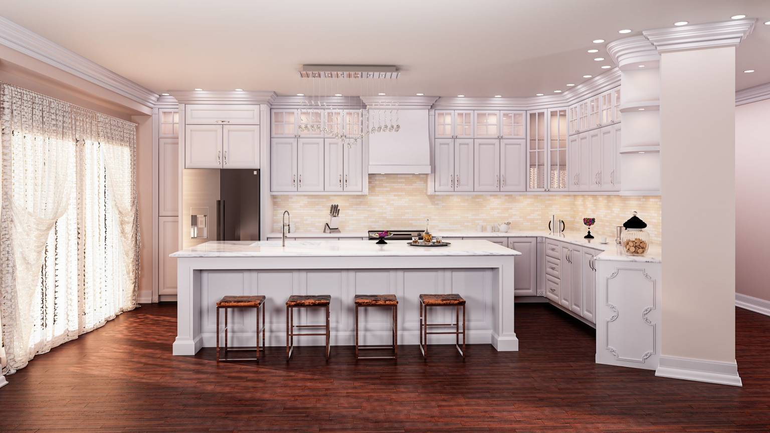 Kitchen Design and Decorating Ideas With Cabinets, Islands ...