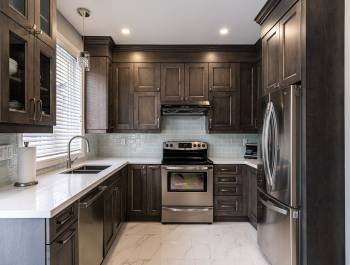 Luxury Kitchen Cabinet Design in Amazing Kitchen Renovation Project Brampton