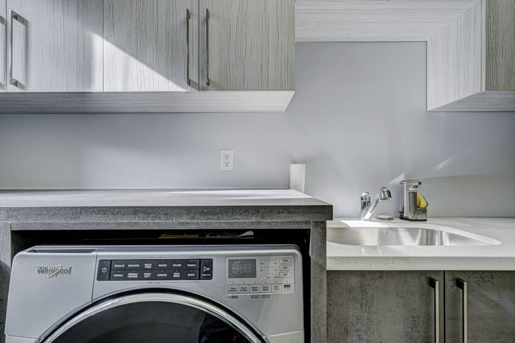 Custom Cabinets in Laundry Room