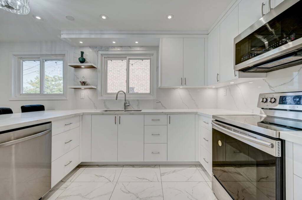 U-shaped-kitchen-renovation-simple-clean-design