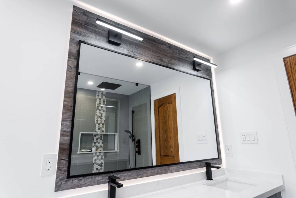 ultra modern bathroom vanity mirror