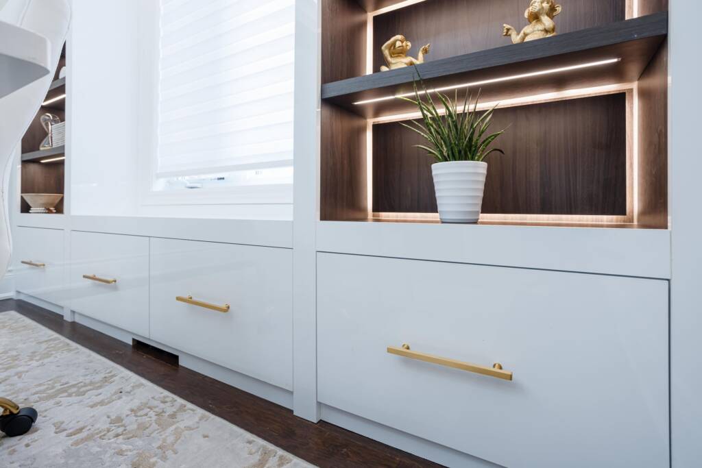 minimalist white office interior design