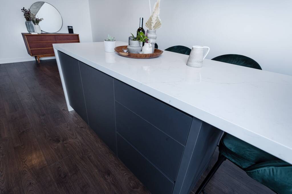 open concept small condo kitchen remodel