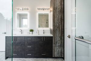 bathroom vanities project done by clearview kitchens